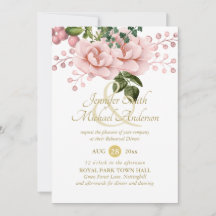 Schandalig Roze Goud Rozen Boeket Proefhuwelijk