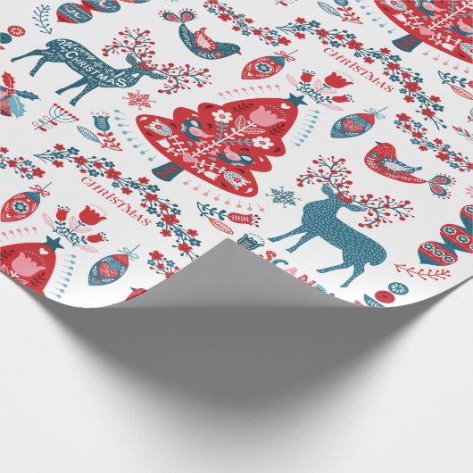 schandalige kerstkunst  cadeaupapier (Hoek)