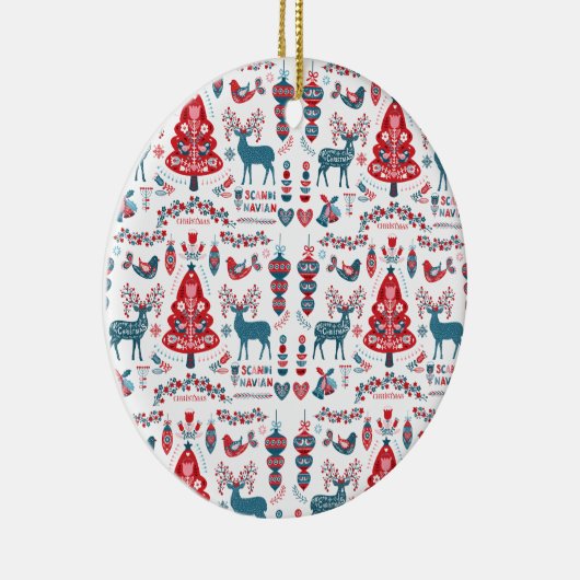 schandalige kerstkunst keramisch ornament (Rechts)