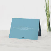 SCHANDE VERLATE VERJAARDAG KAART (Achterkant)