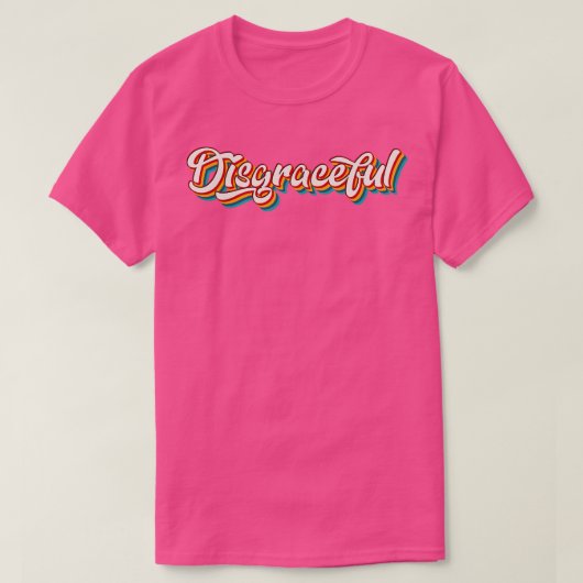 Schandelijk 1 t-shirt (Design voorkant)