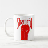 Schandelijk groot grafisch Shirt Koffiemok (Links)