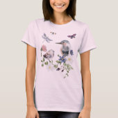 SCHANDINAVIAIRE mystieke vogels met T-Shirt (Voorkant)