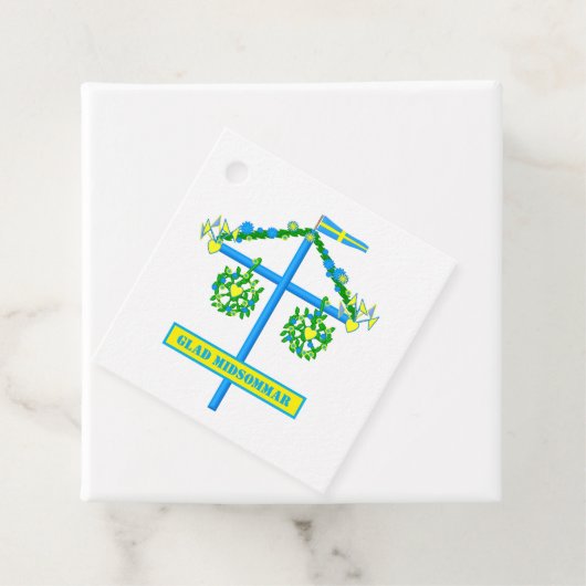 Schandinavisch ontwerp, gepersonaliseerd Glad mids Bedankjes Labels (In situ)