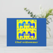 Schandinavisch ontwerp, gepersonaliseerd Glad mids Kaart (Staand voorkant)