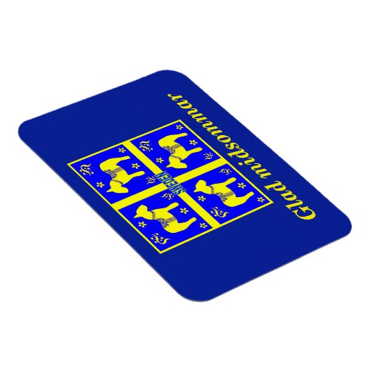 Schandinavisch ontwerp, gepersonaliseerd Glad mids Magneet (Rechterzijde)