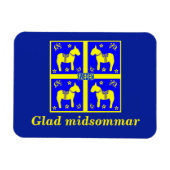 Schandinavisch ontwerp, gepersonaliseerd Glad mids Magneet (Horizontaal)