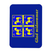 Schandinavisch ontwerp, gepersonaliseerd Glad mids Magneet (Verticaal)