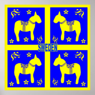 Schandinavische vormgeving, Glad midsommar Poster