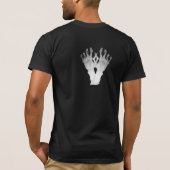 Schangbare gruwelijke monsterhand met lange nagels t-shirt (Achterkant)