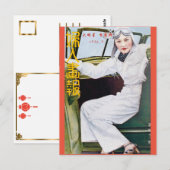  schanghai Magazine - Vrouw Briefkaart (Voorkant / Achterkant)