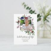 Schanterende CELEBRATIE VAN HET FOTO-Memorial Briefkaart (Staand voorkant)