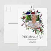 Schanterende CELEBRATIE VAN HET FOTO-Memorial Briefkaart (Voorkant / Achterkant)