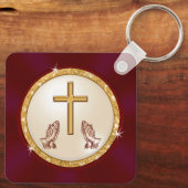 Schap Christelijk, Religieuze Giveaways, Elke Occa Sleutelhanger (Achterkant)