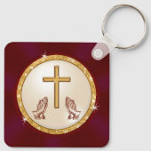 Schap Christelijk, Religieuze Giveaways, Elke Occa Sleutelhanger (Achterkant)