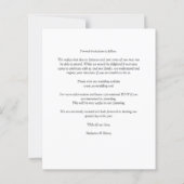 Schap Wedding minimalistisch Foto modern script  (Achterkant)