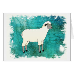 Schapel op Gemengde Achtergrond van Media
