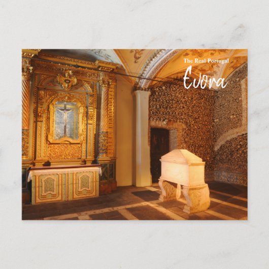 Schapel van Botten- Evora- Reëel Portugal Briefkaart (Voorkant)