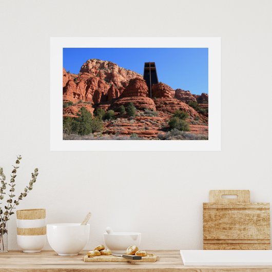 Schapel van het Heilige Kruis Poster (Keuken)