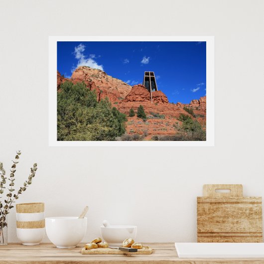 Schapel van het Heilige Kruis Poster (Keuken)