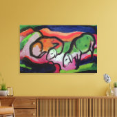 Schapen, 1912 canvas afdruk (Insitu (Woonkamer))