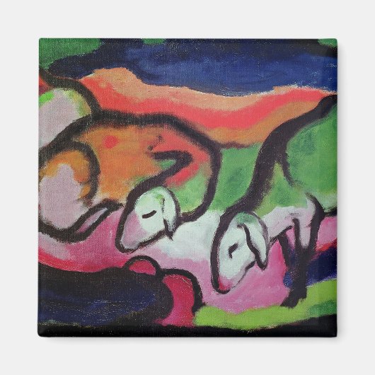 Schapen, 1912 magneet (Voorkant)