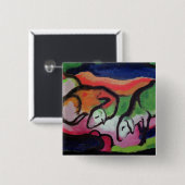 Schapen, 1912 vierkante button 5,1 cm (Voorkant /achterkant)