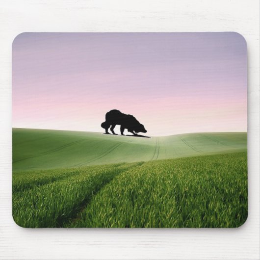 Schapen aan de horizon.. muismat (Voorkant)