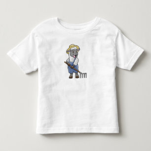 Schapen als boer met Rek en Pet Kinder Shirts