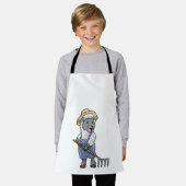 Schapen als boer met Rek en Pet Schort (Gedragen)