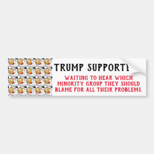 Schapen als Trump-aanhangers Bumpersticker