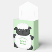Schapen Baby shower Boerderij Bedankdoosjes (Geopend)