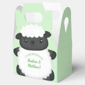 Schapen Baby shower Boerderij Bedankdoosjes (Geopend)