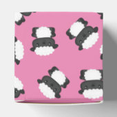 Schapen Baby shower Boerderij Roze Meisje Bedankdoosjes (Bovenkant)