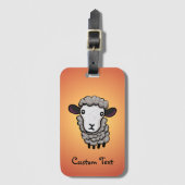Schapen Bagagelabel (Voorkant (verticaal))