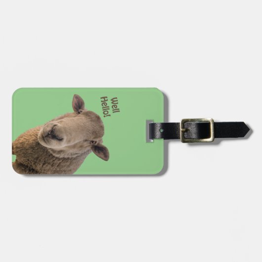 Schapen Bagagelabel (Voorkant horizontaal)