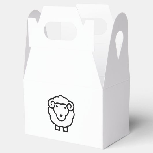 Schapen Bedankdoosjes (Geopend)
