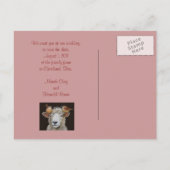 Schapen bewaren de datum briefkaart (Achterkant)