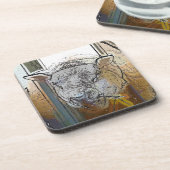 SCHAPEN BIER ONDERZETTER (Linkerzijde)