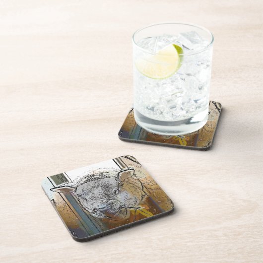 SCHAPEN BIER ONDERZETTER (Rechterzijde)