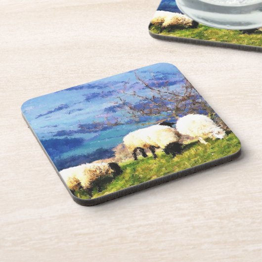 SCHAPEN BIER ONDERZETTER (Linkerzijde)