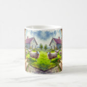 Schapen Boerderij met Border Collie Dog Mok (Center)