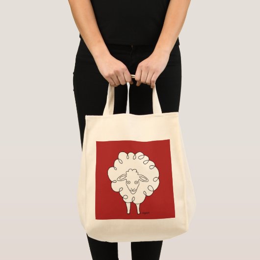 SCHAPEN boodschappentas Tote Bag (Voorkant (product))