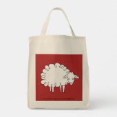 SCHAPEN boodschappentas Tote Bag (Achterkant)