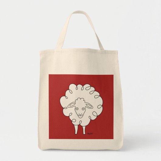 SCHAPEN boodschappentas Tote Bag (Voorkant)