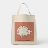 SCHAPEN boodschappentas Tote Bag (Achterkant)