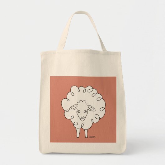 SCHAPEN boodschappentas Tote Bag (Voorkant)