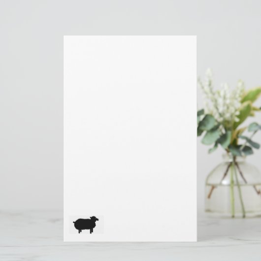 Schapen Briefpapier (Staand voorkant)