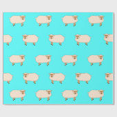 Schapen Cadeaupapier (Vlak)