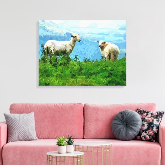 SCHAPEN CANVAS AFDRUK (Insitu (Woonkamer))